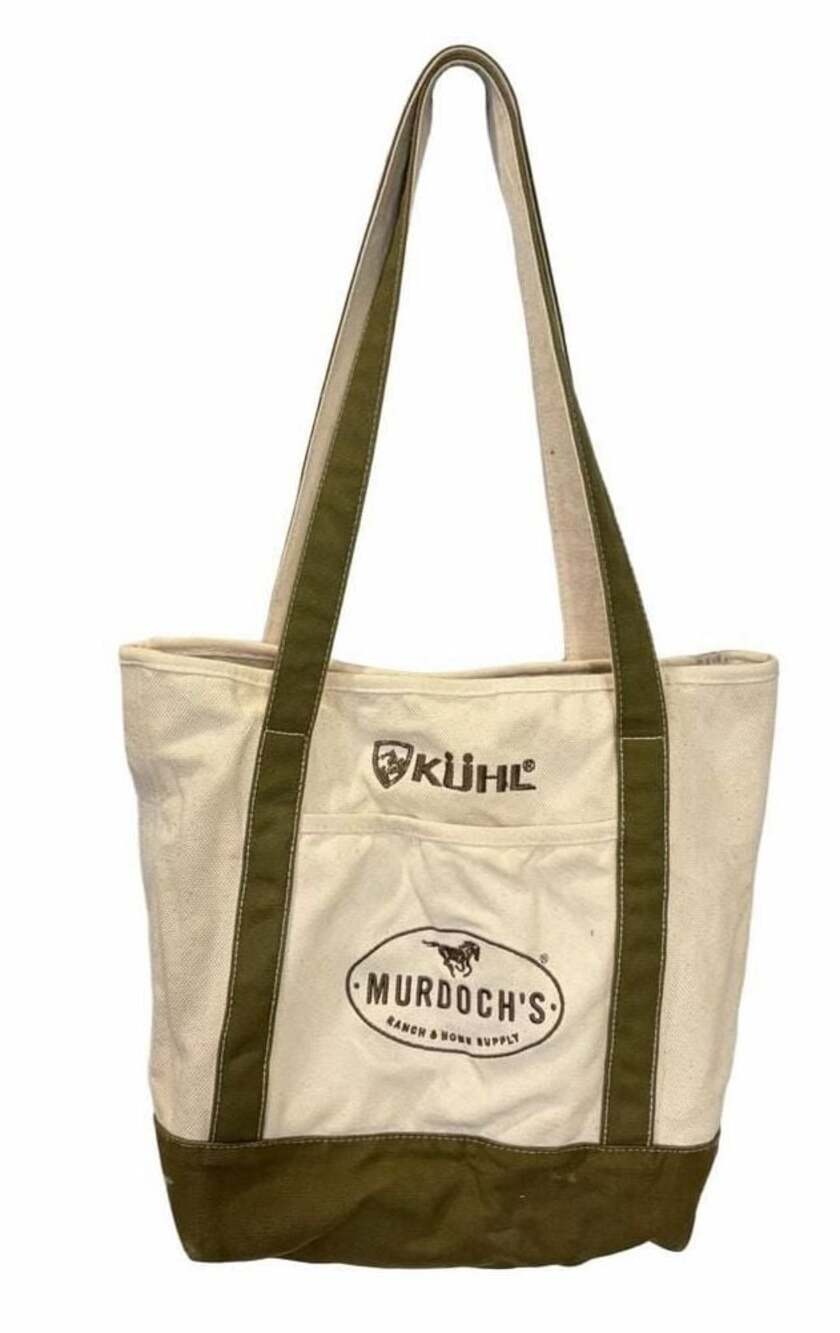 Vintage KUHL Tote Bag Cotton Canvas Murdoch's Ranch & Home Supply